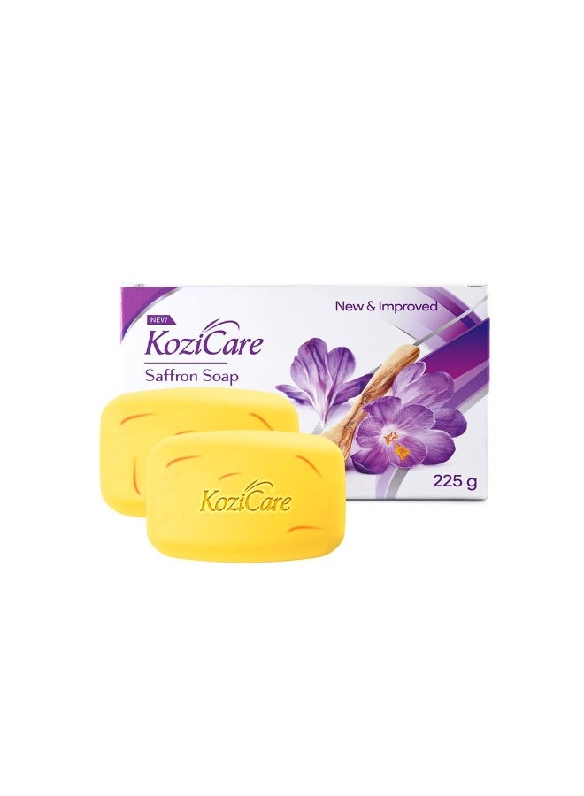KOZICARE Saffron Soap|Skin Brightening&Dark Spot Remover|Real Saffron,Olive Oil,And Kojic Acid Formula|For Face&Body|Smooth,Acne,Scars,Uneven Skin Tone -75Gm(Pack Of 3) - Image 3